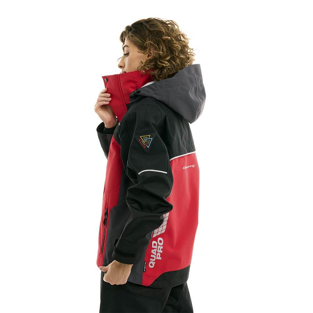 Dragonfly Мембранная куртка Quad Pro Woman V26 Red - Black - Grey - фото 5