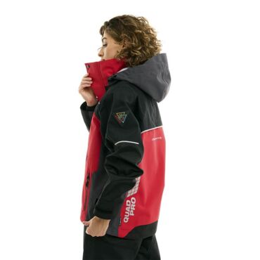 Dragonfly Мембранная куртка Quad Pro Woman V26 Red - Black - Grey - миниатюра 5