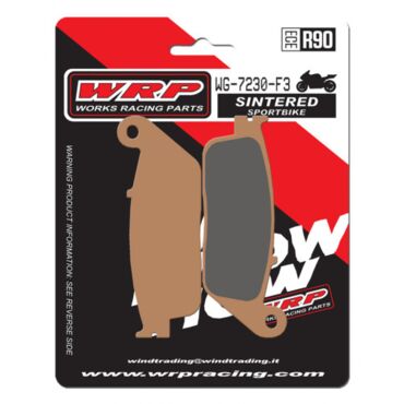 Тормозные колодки WRP WG 7230 F3 (LMP230 SR / FDB664 / FA196) - миниатюра 1