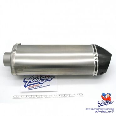 Wings Titanium Mufflers прямоточный титановый выхлоп (silver) -short 1050 ADV, 1090 ADV / ADV R, 1190 ADV / ADV R, 1290 Super ADV R / S / T  (13 20) - миниатюра 1