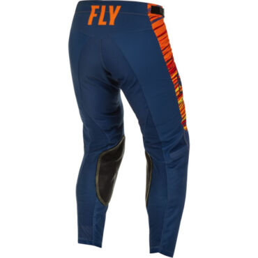 Штаны FLY RACING KINETIC WAVE Navy Orange - миниатюра 2