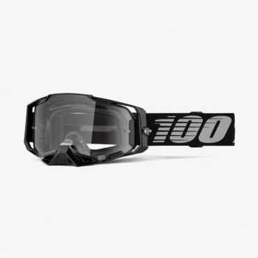 Очки 100% Armega Black / Clear (50004 00030) - миниатюра 1