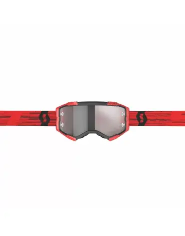 Scott Очки Fury dark red silver chrome works
