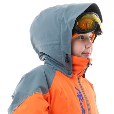 Dragonfly Зимний утепленный комбинезон Gravity Teenager Grey - Orange 2025 - миниатюра 4