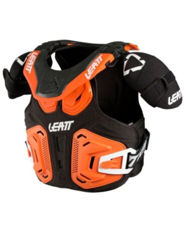 Leatt Защита панцирь+ шея подростковый Fusion Vest Junior 2.0 Orange (2024)