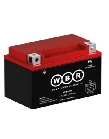 АКБ WBR YTZ7S (CT1207.2) 114х70х108 AGM+CARBON