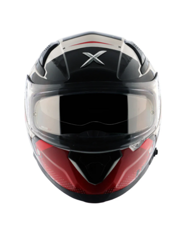 Шлем дорожный AXOR APEX HEX 2, white red (S, Взрослая  Дорожная)