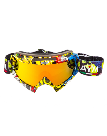 Очки кроссовые AiM (PRO) 157 800 Multicolor Glossy