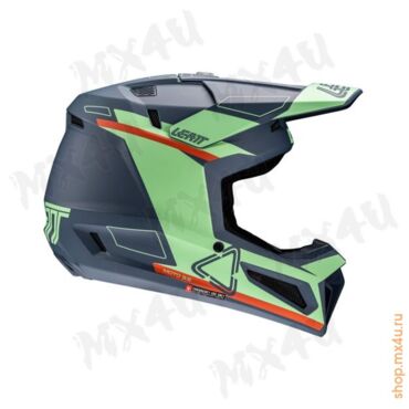 Кроссовый шлем 3.5 V25 Matcha - Зеленый - миниатюра 1