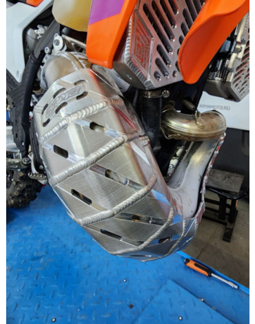 ARMA Защита картера и резонатора ( тазик ) KTM TBI 24 25г. // 9SPEG03