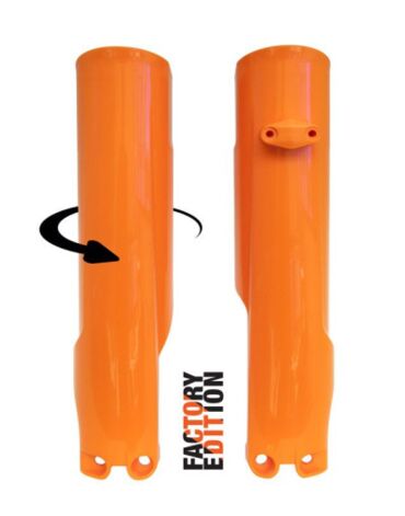 Защита вилки 360 оранжевая KTM SX SX F 23-; EXC EXC F 24-