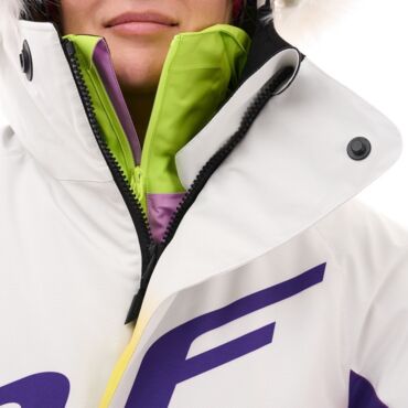 Dragonfly Плащ зимний Race Coat Winter Sunset Woman 2025 Orange - Violet - миниатюра 2