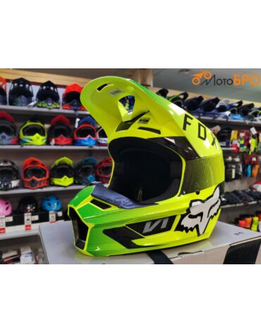 Мотошлем Fox V1 Ridl Helmet Flow Yellow