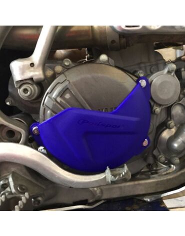Защита крышки сцепления Yamaha WR250F (2015 2019), YZ250F (2014 2018), Синяя