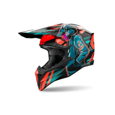 Airoh Мотошлем Wraaap Cyber Orange Glossy - миниатюра 1
