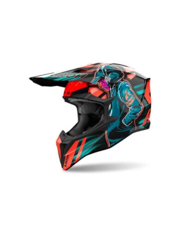 Airoh Мотошлем Wraaap Cyber Orange Glossy