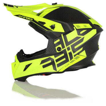 Acerbis Шлем Steel Carbon Yellow Fluo - миниатюра 1