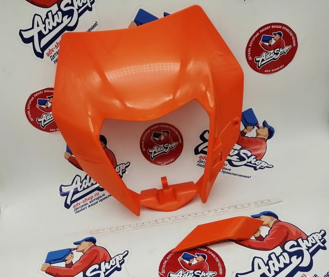 KTM HEAD LIGHT MASK ORANGE маска фары (оранжевый) EXC 14 16 ( 7810800100004 ) - фото 2