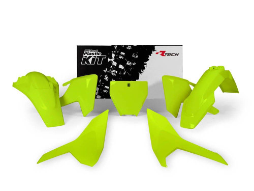 Комплект пластика Husqvarna TC125 FC250 450 16 18 # TC TX250 300 FS FX350 450 17 18 Neon Yellow