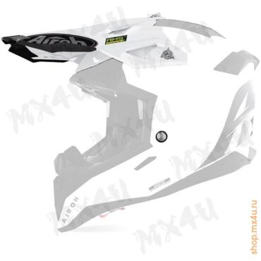 Козырек для шлема Airoh Aviator 3 Color белый - миниатюра 1