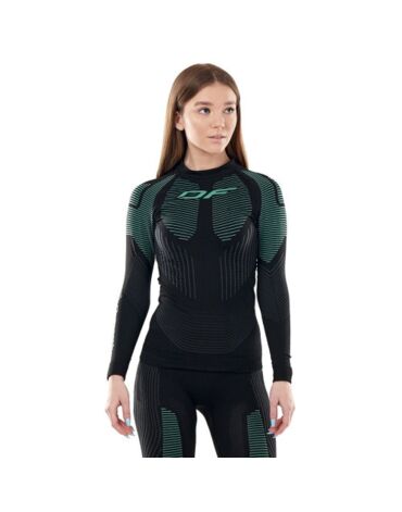 Dragonfly Термофутболка DF 3DTHERMO GREEN с длинным рукавом Woman