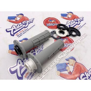 KTM / HQV / GAS грипсы открытый торец ( серый ) SX SXF 23 24 ( A46002921500BJ ) - миниатюра 1