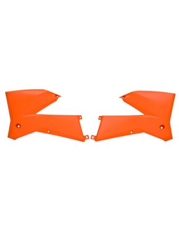 Боковины радиатора оранжевые KTM SX125 525 05 06 # EXCF250 07 # EXC125 525 05 07 