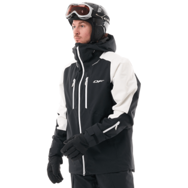 Dragonfly Куртка горнолыжная утепленная Gravity Man White Snow Black 2025 - миниатюра 1