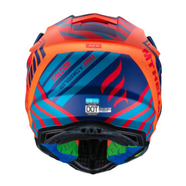 MT Шлем MX802 Falcon Energy B14 matt flur orange - миниатюра 2