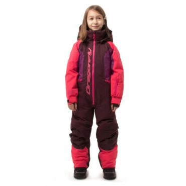 Dragonfly Зимний утепленный комбинезон DF Junior Gravity Purple - Brown 2023 - миниатюра 1