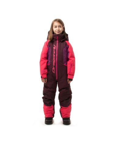 Dragonfly Зимний утепленный комбинезон DF Junior Gravity Purple - Brown 2023