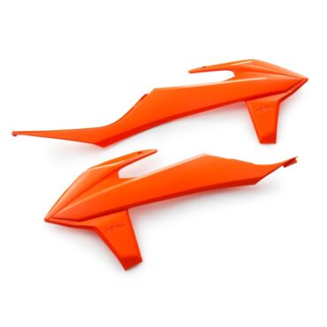 KTM спойлеры радиатора комплект оранжевый SX 19 22 / EXC 20 23 ( 79108054000EB1 ) - миниатюра 2