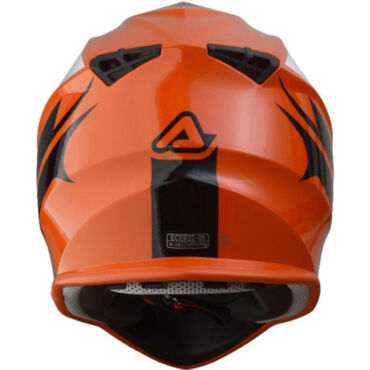 Acerbis Шлем кроссовый LINEAR Orange White - миниатюра 1