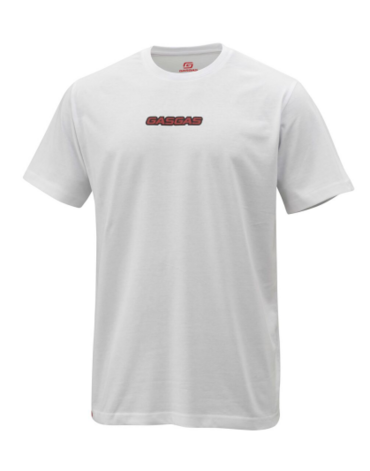 Футболка GASGAS FULL GAS TEE, white (L, Взрослая  Повседневная)