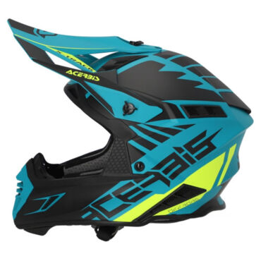 Acerbis Шлем кроссовый X TRACK 22 06 Green Black - миниатюра 1