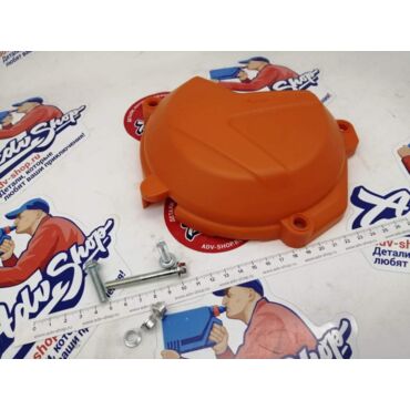 Polisport защита крышки сцепления (ORANGE) 250 350 SXF 16 22 / 250 350 EXCF 17 23 / ( 8462500002 ) - миниатюра 1