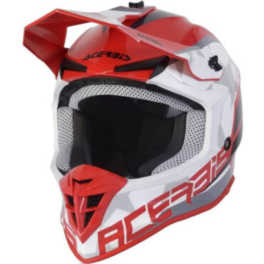 Acerbis Шлем кроссовый LINEAR Red White - миниатюра 2