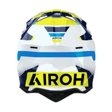 Шлем AIROH WRAAAP VISION Yellow Blue (Глянцевый) - миниатюра 1