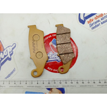 NISSIN 2P 225GS колодки тормозные перед XRV750 RD07 / A (93 03) /  XL600 97 00 / XL650 01 06 / XR250 96- / XR400 XR650L // M 20550 - миниатюра 1