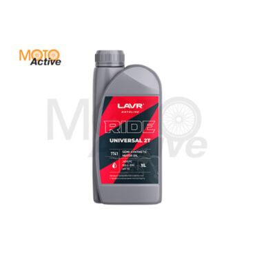 LAVR MOTO Моторное масло RIDE UNIVERSAL 2T FC (1 л.) - миниатюра 1
