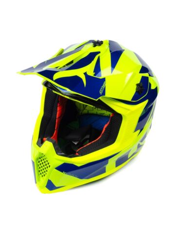 MT Шлем MX802 Falcon Crush B7 gloss blue