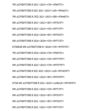 KTM Front fender Крыло переднее оранжевое 890 Adventure R 21-> ( 63508910000EB ) - миниатюра 2