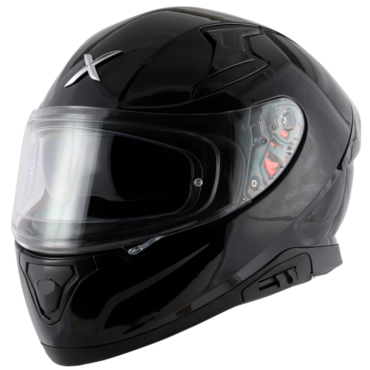 Шлем дорожный AXOR APEX SOLID E, black gloss (XL, Взрослая  Дорожная) - миниатюра 1