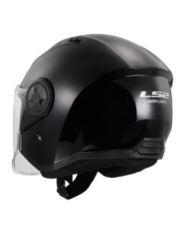 LS2 Мотошлем OF616 Airflow II Solid черный