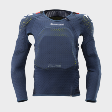 Защита на сетке подростковая Leatt 3DF Airfit Body Husqvarna, blue (L XL, Детская) - миниатюра 1