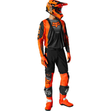 Fox Мотоштаны кроссовые подростковые 360 Dier Flow Orange - миниатюра 1