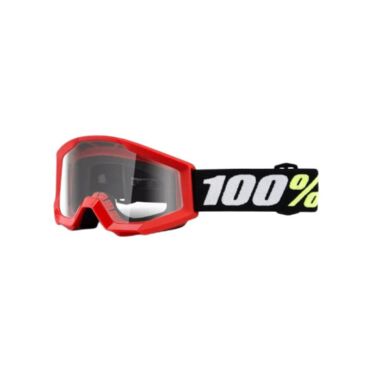 100% Очки Strata 2 MINI Goggle Red Clear Lens - миниатюра 1