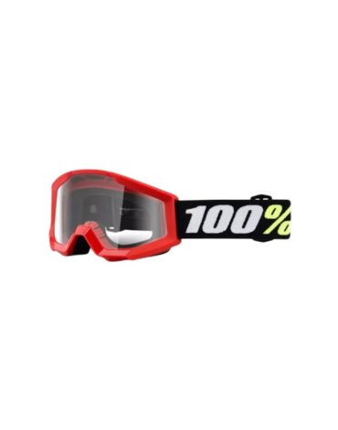 100% Очки Strata 2 MINI Goggle Red Clear Lens
