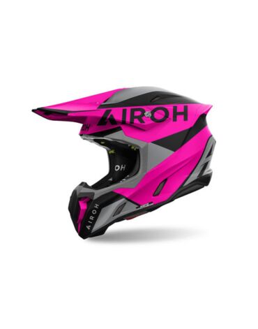 Шлем кроссовый Airoh Twist 3 King, pink matt (XS, Взрослая  Кросс эндуро)