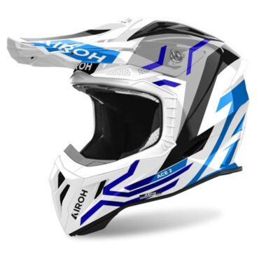 Шлем AIROH AVIATOR ACE 2 GROUND BLUE (Глянцевый) - миниатюра 1